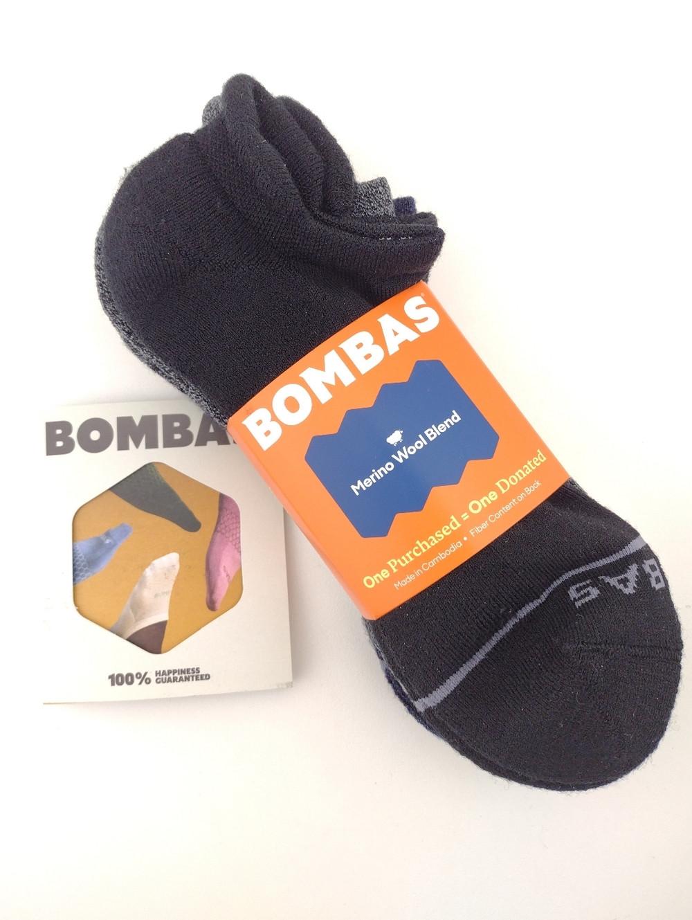 Bombas Merino Wool Blend 4-pack Ankle Socks Multi Large (W) 11-13 (M) 9.5-13 NEW